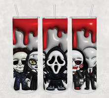 Load image into Gallery viewer, 5 characters | 3d | Halloween | Ready to Press Sublimation Design | Sublimation Transfer | Obsessed With The Heat Press ™