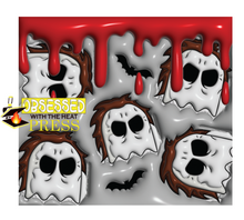 Load image into Gallery viewer, Michael Myers Multi Face | 3d | Halloween | Ready to Press Sublimation Design | Sublimation Transfer | Obsessed With The Heat Press ™