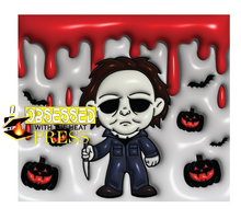 Load image into Gallery viewer, Michael Myers | 3d | Halloween | Ready to Press Sublimation Design | Sublimation Transfer | Obsessed With The Heat Press ™