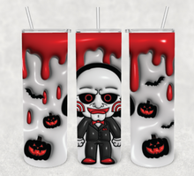Load image into Gallery viewer, Saw | 3d | Halloween | Ready to Press Sublimation Design | Sublimation Transfer | Obsessed With The Heat Press ™