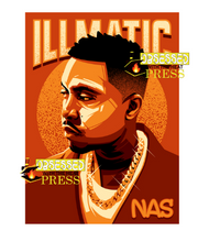 Load image into Gallery viewer, Nas | Hip Hop | Ready to Press Sublimation Design | Sublimation Transfer | Obsessed With The Heat Press ™