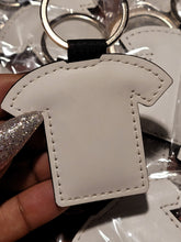 Load image into Gallery viewer, Shirt Shaped Sublimation Keychain | Obsessed With The Heat Press ⢠| Rated 4.9/5.0 Stars