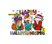 Load image into Gallery viewer, Happy HalloThanksMas | Ready to Press Sublimation Design | Sublimation Transfer | Obsessed With The Heat Press ™