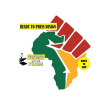 Load image into Gallery viewer, African Fist | Juneteenth | Ready to Press Sublimation Design | Sublimation Transfer | Obsessed With The Heat Press ™