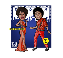 Load image into Gallery viewer, Whitney and Michael | Ready to Press Sublimation Design | Sublimation Transfer | Obsessed With The Heat Press ™