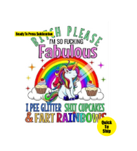 Load image into Gallery viewer, Unicorn | Ready to Press Sublimation Design | Sublimation Transfer | Obsessed With The Heat Press ™