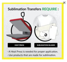 Load image into Gallery viewer, Mystery Box $25.00 | $1.00 Per Print | Ready to Press Sublimation Design | Sublimation Transfer | Obsessed With The Heat Press ™