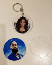 Load image into Gallery viewer, Sublimation Keychain ACRYLIC 2" Round | Obsessed With The Heat Press ™