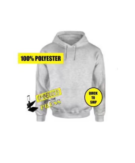 Polyester hoodie clearance for sublimation