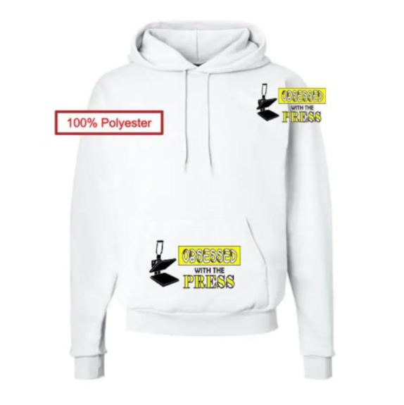 Polyester Hoodie | Sublimation Hoodie | Sublimation Blank | Obsessed With The Heat Press ™