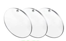 Load image into Gallery viewer, Sublimation Keychain ACRYLIC 2" Round | Obsessed With The Heat Press ™