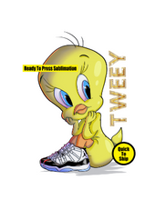Load image into Gallery viewer, Tweety Bird | Ready to Press Sublimation Design | Sublimation Transfer | Obsessed With The Heat Press ™