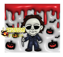 Load image into Gallery viewer, Michael Myers | 3d | Halloween | Ready to Press Sublimation Design | Sublimation Transfer | Obsessed With The Heat Press ™
