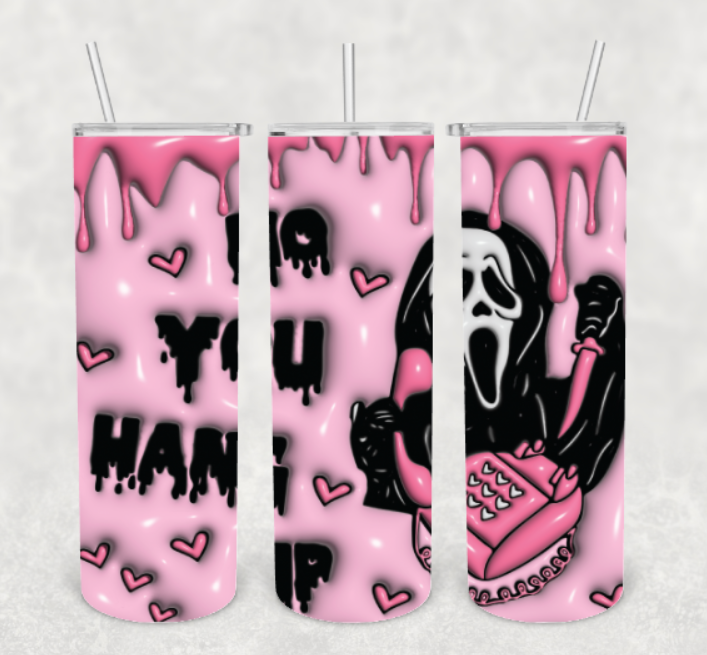 No You Hang Up | 3d | Halloween | Ready to Press Sublimation Design | Sublimation Transfer | Obsessed With The Heat Press ™