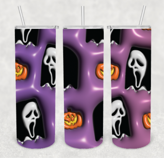 Scream Purple | 3d | Halloween | Ready to Press Sublimation Design | S ...