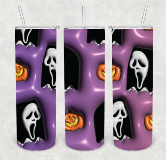 Scream Purple | 3d | Halloween | Ready to Press Sublimation Design | Sublimation Transfer | Obsessed With The Heat Press ™