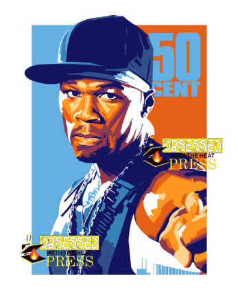50 Cent | Hip Hop | Ready to Press Sublimation Design | Sublimation Transfer | Obsessed With The Heat Press ™