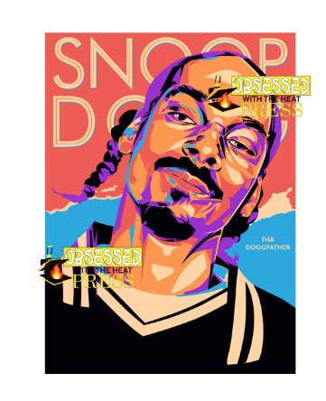 Snoop | Hip Hop | Ready to Press Sublimation Design | Sublimation Transfer | Obsessed With The Heat Press ™