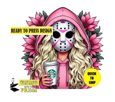 Halloween | Coffee | Ready to Press Sublimation Design | Sublimation Transfer | Obsessed With The Heat Press ™