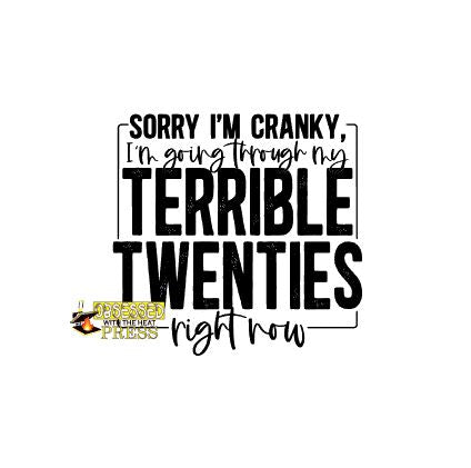 Terrible 20s | SVG | Digital File | Digital Download | Obsessed With The Heat Press ™