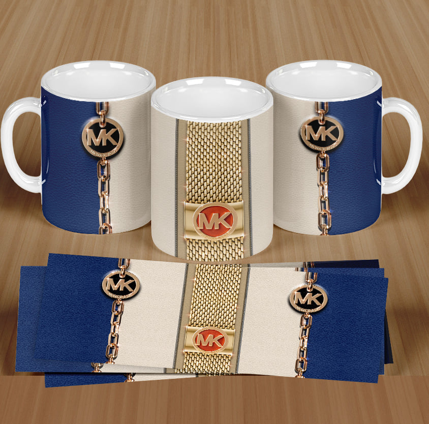 MK Coffee Mug (Blue) | Ready to Press Sublimation Design | Sublimation Transfer | Obsessed With The Heat Press ™