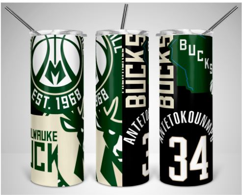Bucks | Nba | Ready to Press Sublimation Design | Sublimation Transfer | Obsessed With The Heat Press ™