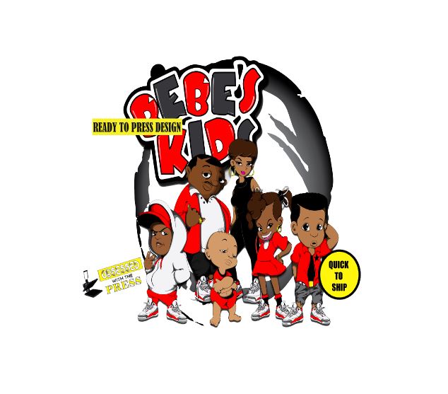 Bebes Kids (Red) | Ready to Press Sublimation Design | Sublimation Transfer | Obsessed With The Heat Press ™
