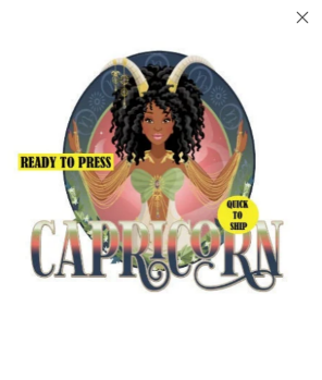 Capricorn | Zodiac | Ready to Press Sublimation Design | Sublimation Transfer | Obsessed With The Heat Press ™
