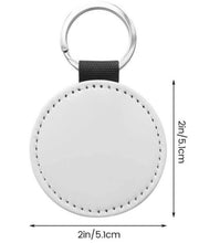 Load image into Gallery viewer, Sublimation Keychain Leather 2&quot; Round | Obsessed With The Heat Press ™
