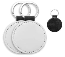 Load image into Gallery viewer, Sublimation Keychain Leather 2&quot; Round | Obsessed With The Heat Press ™
