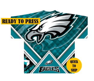 Eagles (All Over Transfer Sheet) | Sublimation | We Print You Press | Ready To Press Sheet