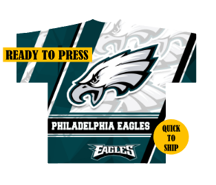 Eagles (All Over Transfer Sheet) | Sublimation | We Print You Press | Ready To Press Sheet