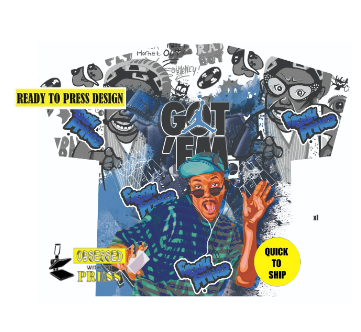 Fresh Prince (All Over Transfer Sheet) | Sublimation | We Print You Press | Ready To Press Sheet