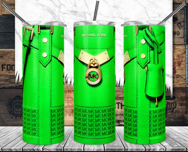 Luxury Design (Green) | Ready to Press Sublimation Tumbler Design | Sublimation Transfer | Obsessed With The Heat Press ™