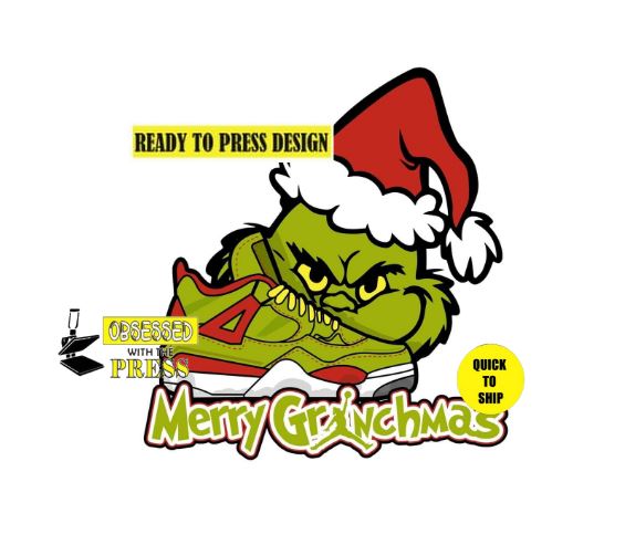 Merry Grinchmas | Ready to Press Sublimation Design | Sublimation Transfer | Obsessed With The Heat Press ™