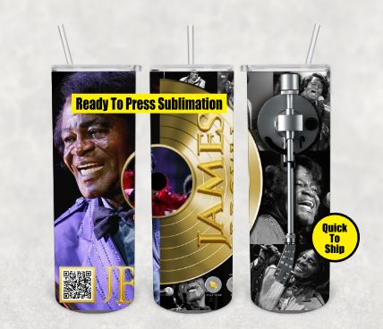 James Brown | Ready to Press Sublimation Design | Sublimation Transfer | Obsessed With The Heat Press ™