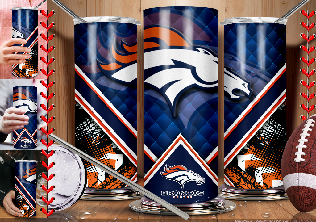 Bronco NFL | Ready to Press Sublimation Design | Sublimation Transfer | Obsessed With The Heat Press ™