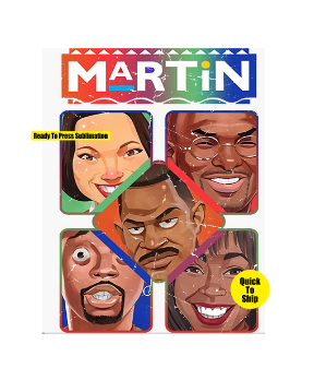 Martin | Black Sitcom | Ready to Press Sublimation Design | Sublimation Transfer | Obsessed With The Heat Press ™
