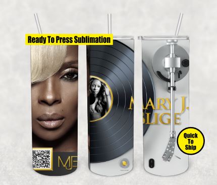 Mary J | Ready to Press Sublimation Design | Sublimation Transfer | Obsessed With The Heat Press ™