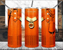 Load image into Gallery viewer, Luxury Design (Orange) | Ready to Press Sublimation Tumbler Design | Sublimation Transfer | Obsessed With The Heat Press ™
