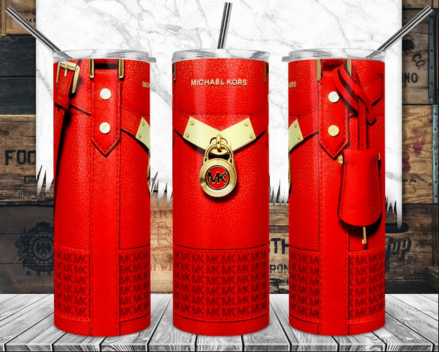 Luxury Design (Red) | Ready to Press Sublimation Tumbler Design | Sublimation Transfer | Obsessed With The Heat Press ™