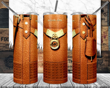 Load image into Gallery viewer, Luxury Design (Tan) | Ready to Press Sublimation Tumbler Design | Sublimation Transfer | Obsessed With The Heat Press ™
