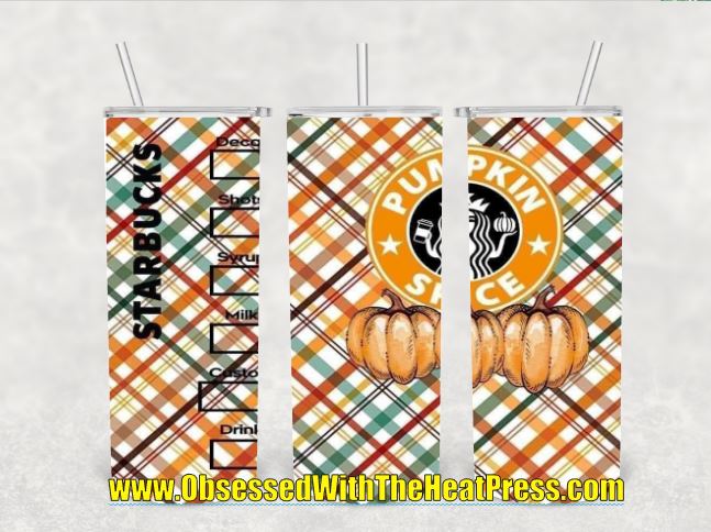 Pumpkin Spice | Ready to Press Sublimation Design | Sublimation Transfer | Obsessed With The Heat Press ™