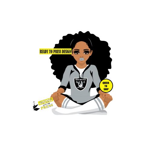 Raiders Girl NFL | Ready to Press Sublimation Design | Sublimation Transfer | Obsessed With The Heat Press ™