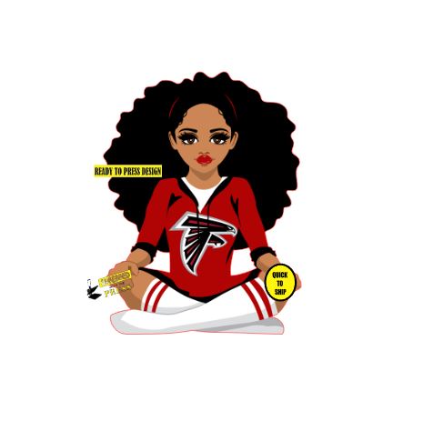 Falcons Girl NFL | Ready to Press Sublimation Design | Sublimation Transfer | Obsessed With The Heat Press ™