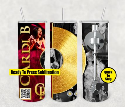 Cardi B | Ready to Press Sublimation Design | Sublimation Transfer | Obsessed With The Heat Press ™