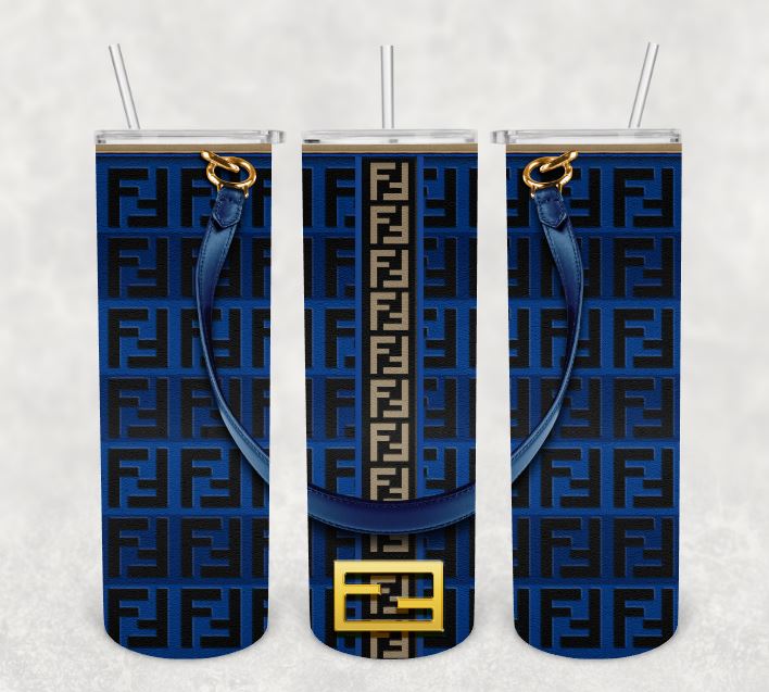 Fendi Blue | Ready to Press Sublimation Design | Sublimation Transfer | Obsessed With The Heat Press ™
