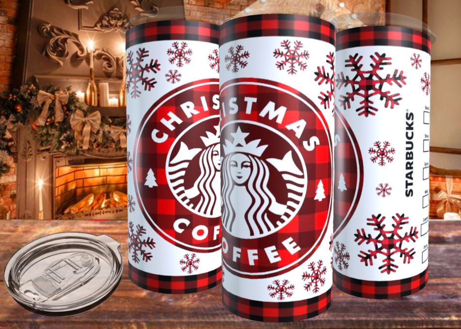 Christmas Coffee | Ready to Press Sublimation Design | Sublimation Transfer | Obsessed With The Heat Press ™