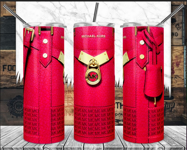 Luxury Design (Dark Pink) | Ready to Press Sublimation Tumbler Design | Sublimation Transfer | Obsessed With The Heat Press ™
