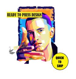 Eminem | Ready to Press Sublimation Design | Sublimation Transfer | Obsessed With The Heat Press ™